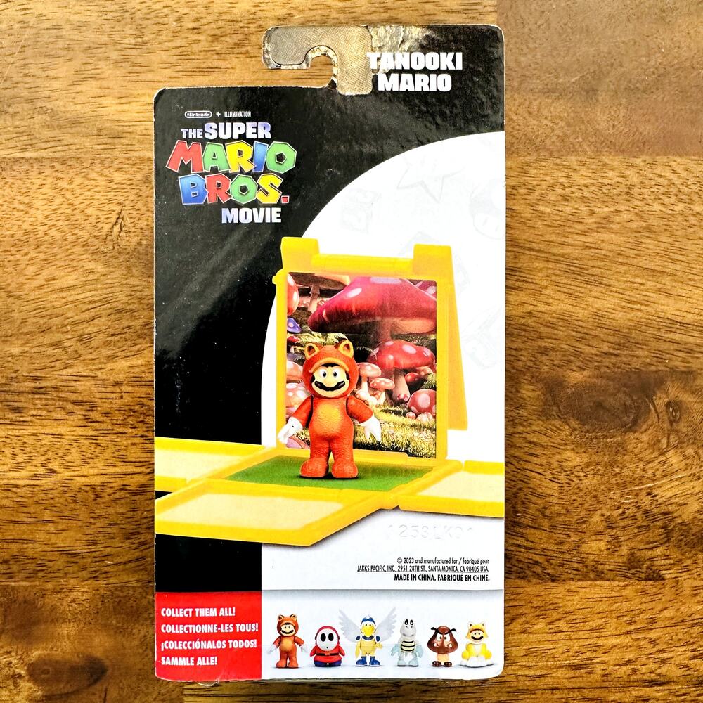 Super Mario Bros Movie 3PK Mini Figures Toys General Koopa Cat Mario Tanooki - Picture 9 of 13